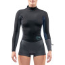Гидрокостюм женский DAKINE WOMEN'S MISSION LONG SLEEVED SPRING SUIT 2mm Black/Blue Размер 14 DK21W2MLS (0604565437013)